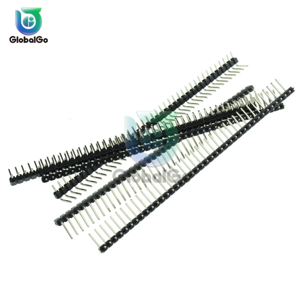 

3pcs/Lot 40 Pin 1x40 Single Row Male Pin Header Connector 2.54mm 40pin Strip for Arduino PCB Board