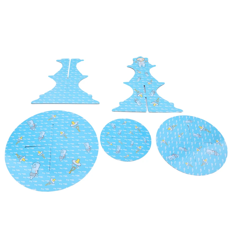  3Layer Paper Round Cup Cake Stand Cup Holder Wedding Birthday Party Decorations Events Dessert Suga