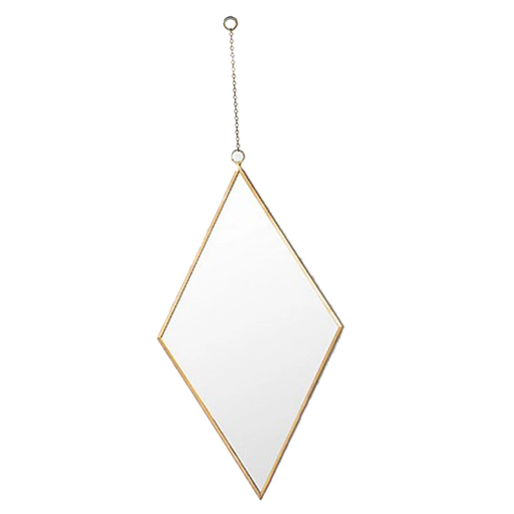 ANTIQUE DIAMOND WALL MIRROR DRESSING ROOM BATHROOM DRESS UP MIRROR HANGINGS for Girls Women and Mothers Xmas Gift	
