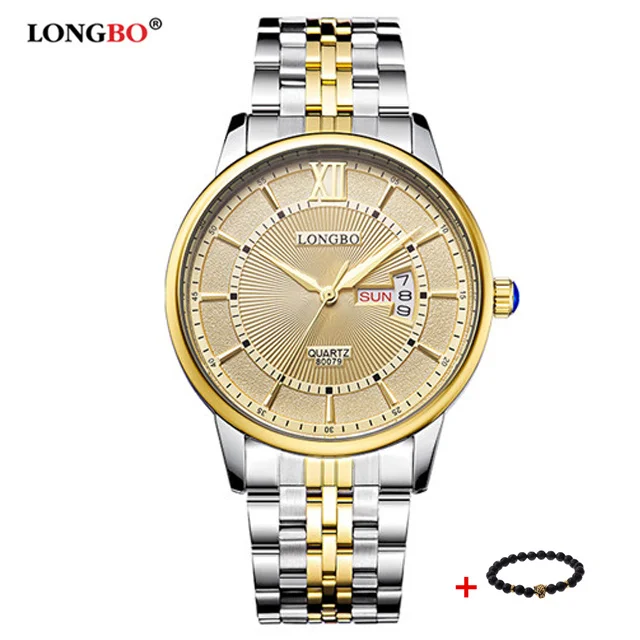 

LONGBO Top Brand Luxury Business Lover Couple Watch Men Women Fashion Quartz Sports Wristwatches Relogio Masculino Gift 80079