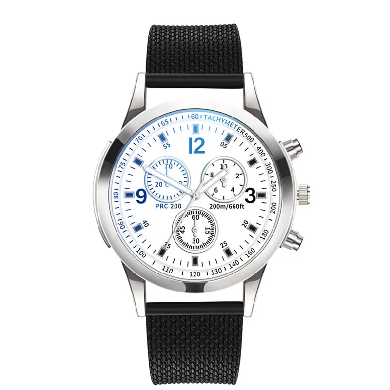 Классические роскошные кварцевые мужские часы деловые мужские часы изящные, нержавеющая сталь циферблат браслет наручные часы Relogio Masculino A2 - Цвет: D