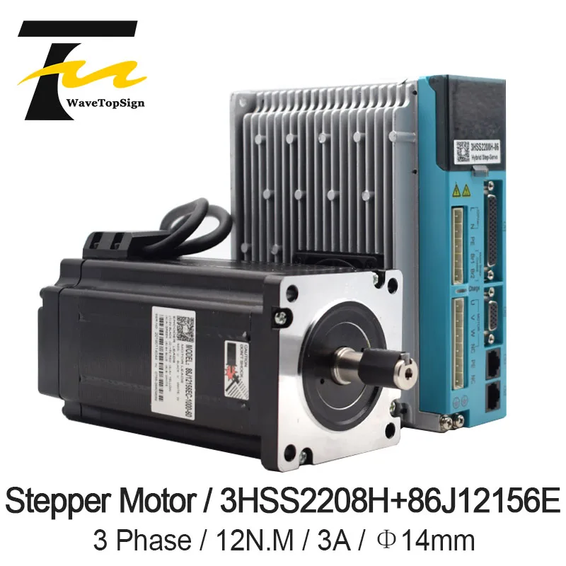 Гравер серии JMC NEMA34 86 с замкнутым циклом шаговый двигатель 86J12156EC 1000 напряжение 75 в