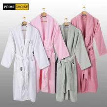 40 s/1 ультратонкие хлопковые банные халаты с длинными рукавами, одежда для сна, халат для влюбленных