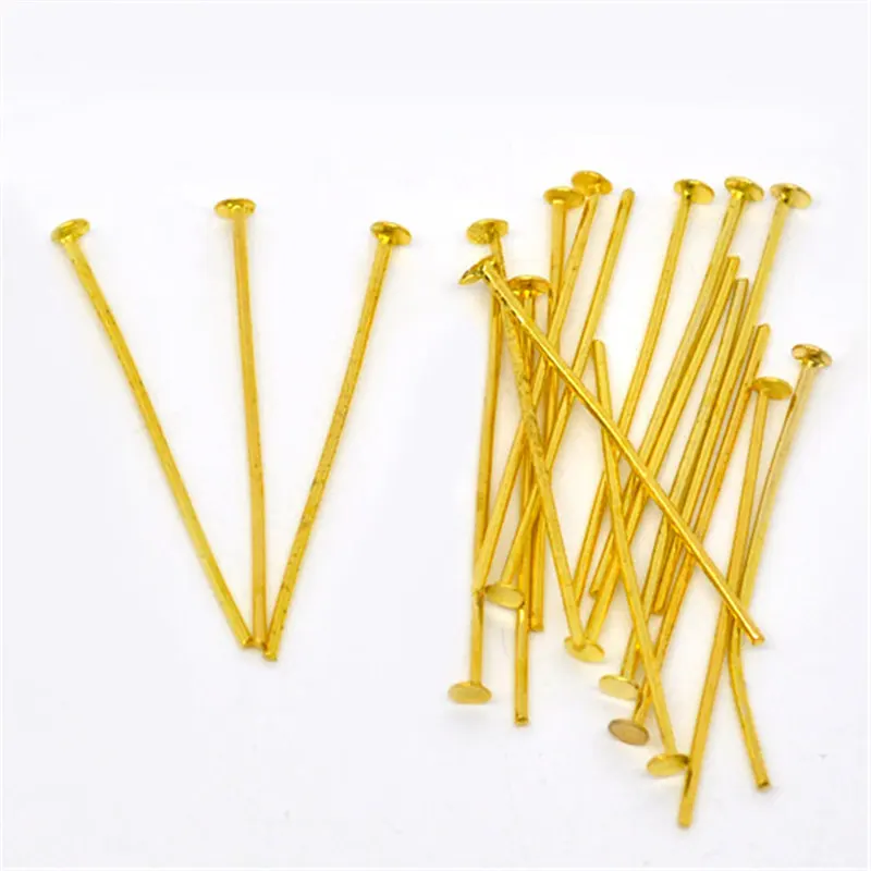 DoreenBeads 450 шт. цвета: золотистый цвет штырьки 0 7x30 мм (21 gauge) (B01522) для изготовления