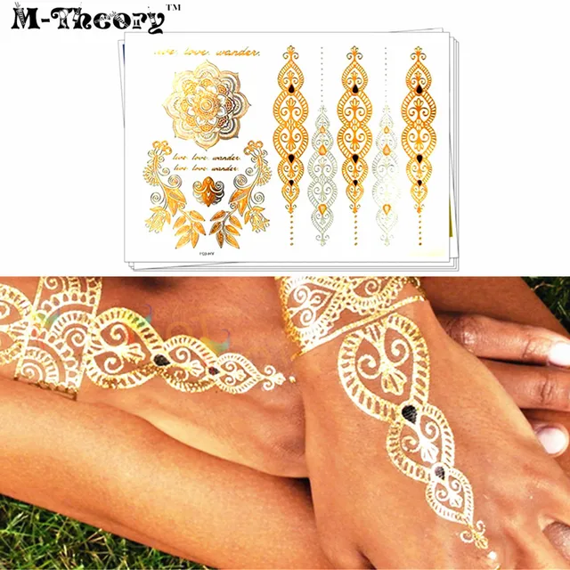 M-Theory 3D Metallic Gold Choker Makeup Temporary Tattoos Body Arts Flash Tatoos Stickers Swimsuit Tatuagem Bikini Makeup Tools M-Theory 3D Metallic Gold Choker Makeup Temporary Tattoos Body Arts Flash Tatoos Stickers Swimsuit Tatuagem Bikini Makeup Tools