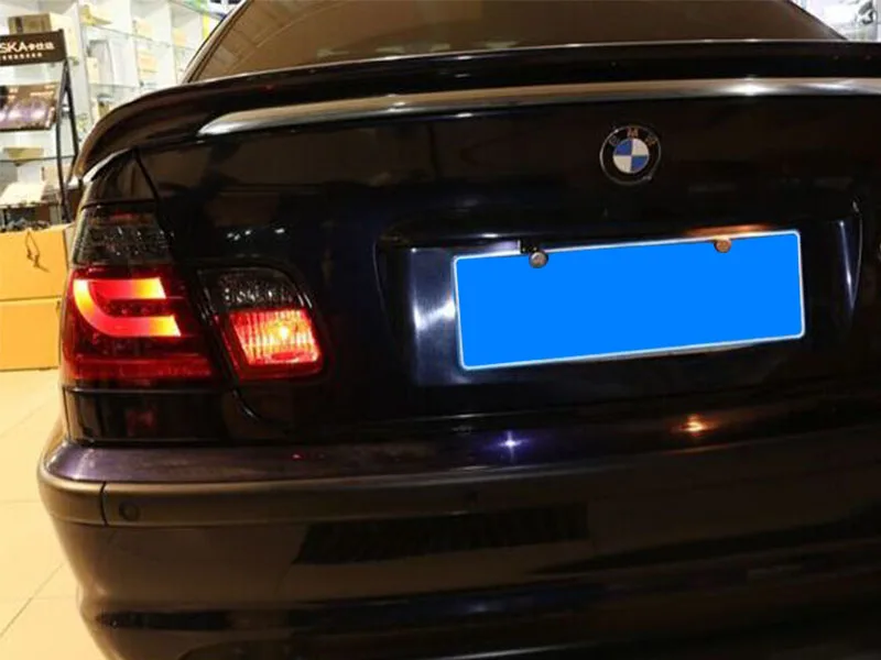 Дым Красный корпус 2001 2004 для BMW 3 серии E46 320i 328i 325i светодиодные задние фары в сборе