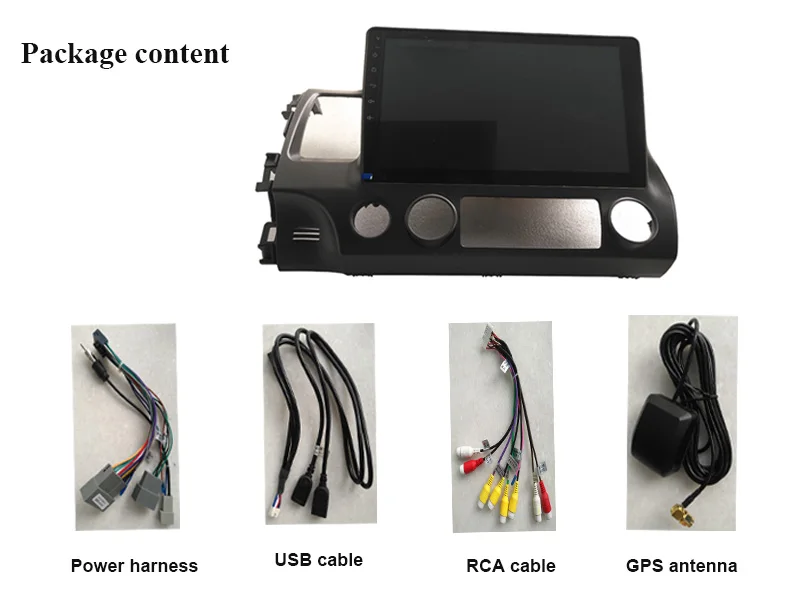 Flash Deal 2 din android car radio for honda civic 2006-2011 with 10.1" android 8.1 wifi 4G  with steering wheel control reversing camera 3