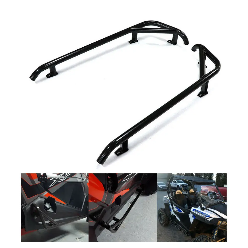 Rock Side Nerf Bars Set for Polaris RZR 900 Trail, 900 S, XP1000/Turbo 2014 2015 2016 2017 2018