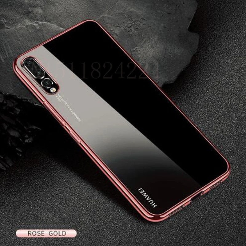 Electroplate TPU Soft Case For Huawei P20 Pro P10 P Smart Plus Nova 3 3i 3E Mate 10 9 Honor 10 9i 9 7X 8X V10 V9 Anit-Skid Case (12)