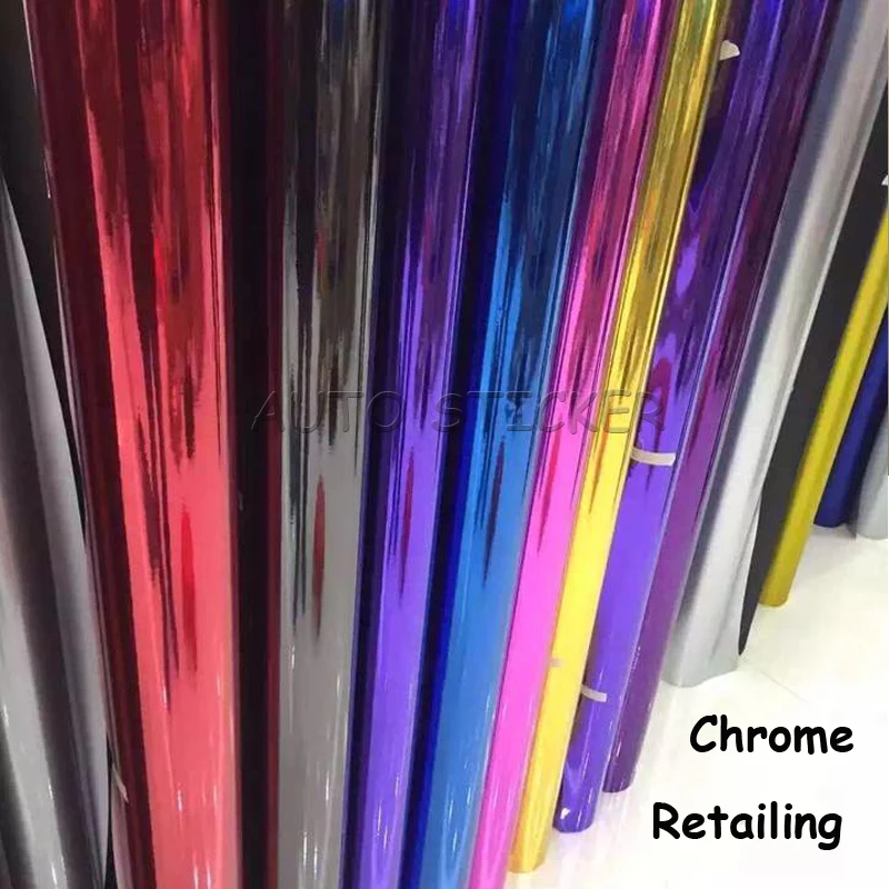 Chrome film retailing