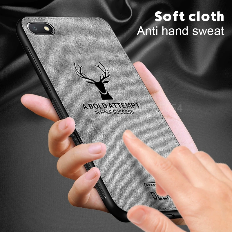 

Soft Cloth Fabric Case For Redmi Note 6 Pro 5 Plus 6 6A 5A Cloth Matte Soft Cover For Xiaomi Pocop F1 Mi8 MAX3 6X 5X A1 A2Lite