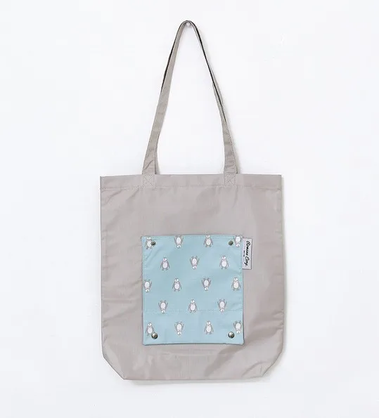 Coloffice для девочек, Корейская Милая многофункциональная большая емкость, наполнение, продукт для девочек, сумка для хранения, сумка для покупок, школьная сумка, 1 шт - Цвет: gray
