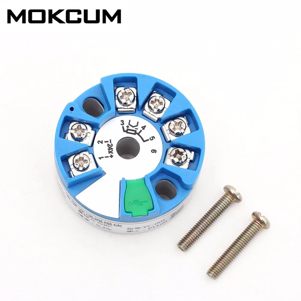 

DC 12~35V Intelligent Integrated Temperature Transmitter Module 4-20ma Thermal resistance pt100 sensor