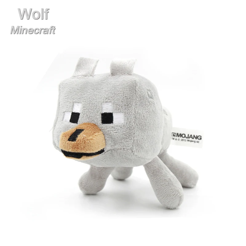 Minecraft high quality Stuffed Plush Dolls lovely Plush MC Toys Minecraft white Wolf Plush Toys gift Minecraft high quality Stuffed Plush Dolls lovely Plush MC Toys Minecraft white Wolf Plush Toys gift