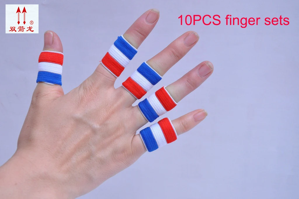 

10PCS high quality finger cots Elasticity No signs of oppression Finger joint sheath movement Ride basketball Finger sets