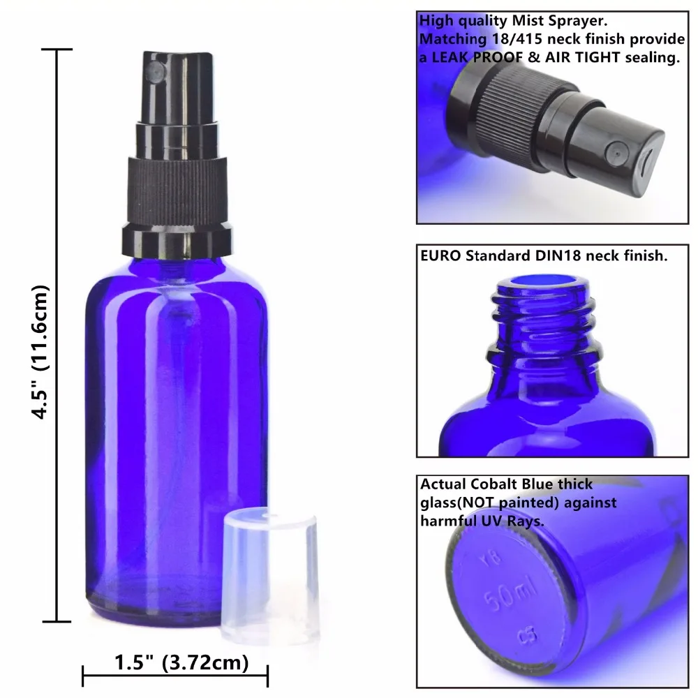 Пустые пополняемые бутылки распылители для духов 50 мл 6 шт.|perfume spray bottle|glass perfume