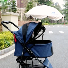 Зонт от солнца для собачьей коляски/переносная тележка, коробка для домашних животных, аксессуары для колясок, анти-УФ/дождевой зонтик для тележки, питомника