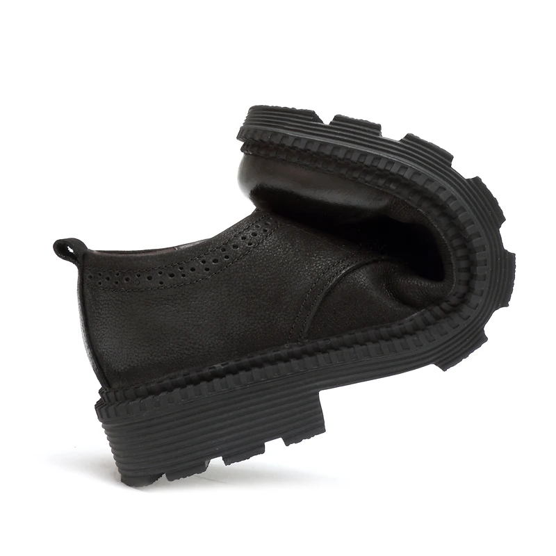 Ретро на высоком уровне Для мужчин повседневная обувь Модная обувь из натуральной кожи для Для мужчин летний Для мужчин обувь без каблука;