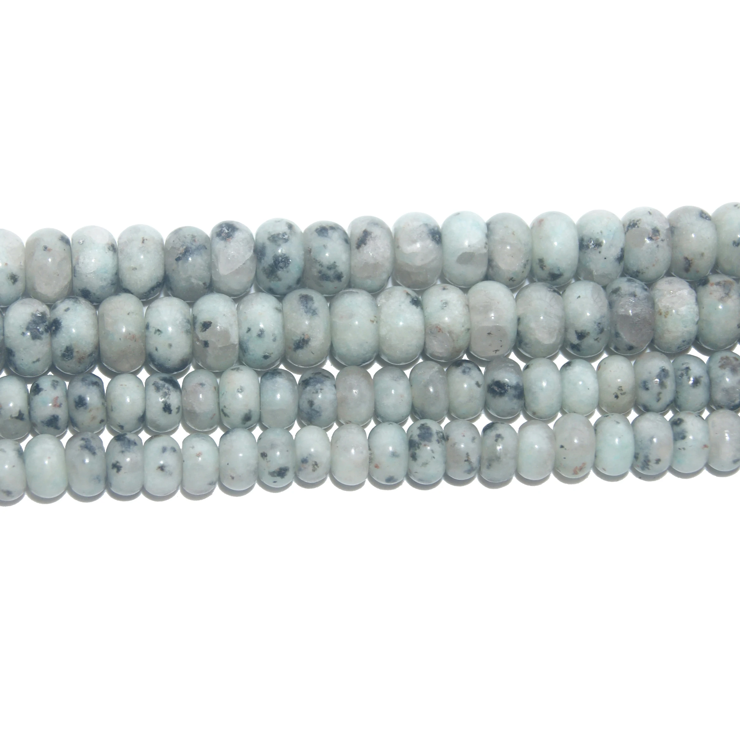 Wholesale 6 8 MM Natural Stone Tienshan Blue Spacer Rondelle Loose Beads For Jewelry Making DIY Bracelet Necklace Material | Украшения и