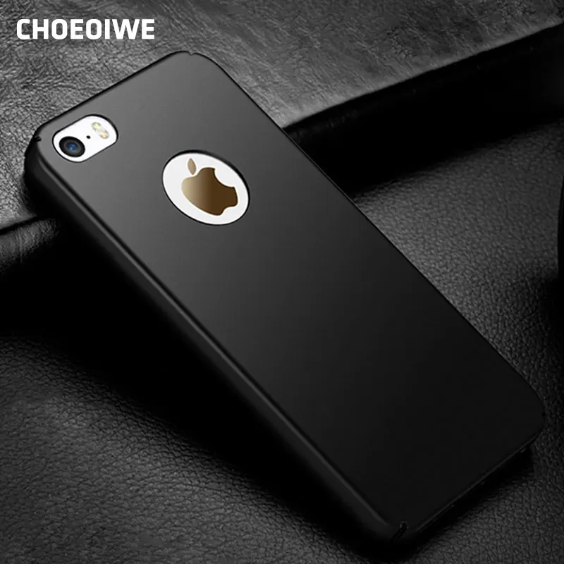 CHOEOIWE матовый чехол для iPhone 5S 5 SE Жесткие ПК чехлы 5s se мобильный телефон сумка i5 S