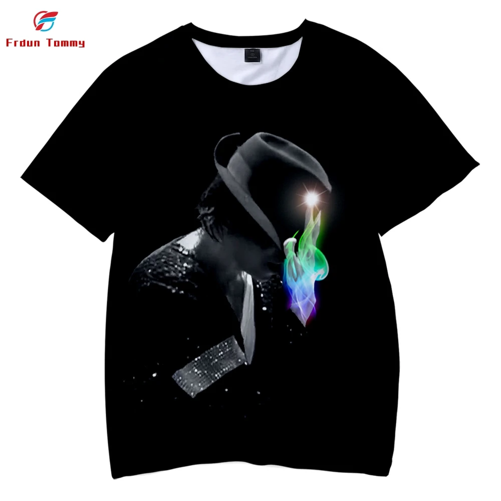 

2019 New Michael Jackson 3D Clothes Printing Children summer beach t-shirts 2019 Hot Sale boys and girls Short Sleeve t-shirts