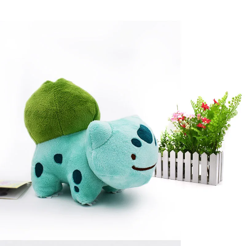 12 см аниме милый мультфильм версии Bulbasaur плюша Мягкая кукла животных детские игрушки Рождественский подарок для детей