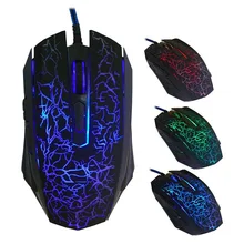 Эргономичный дизайн красочные Подсветка проводной Мышь игровая клавиатура мышь Проводная Мышь для компьютера для ноутбука