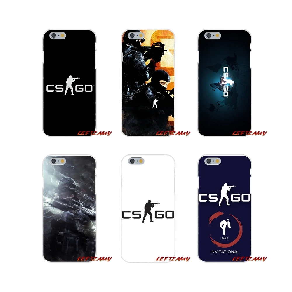For iPhone X XR XS MAX 4 4S 5 5S 5C SE 6 6S 7 8 Plus Accessories Phone Cases Covers Counter Strike cs go Game | Мобильные телефоны