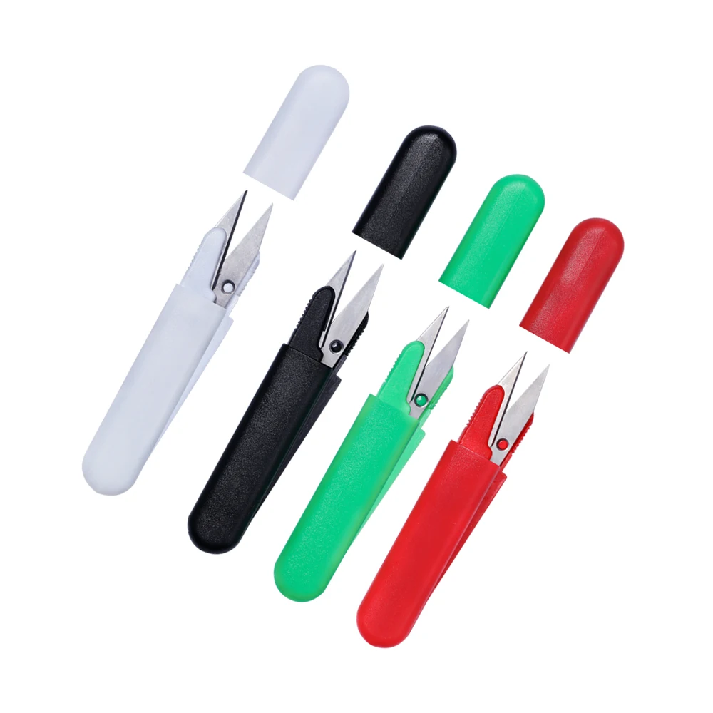 LMDZ пластиковая ручка и защитная крышка швейные ножницы нить для одежды вышивка крестом ремесло клипер резак портативные ножницы