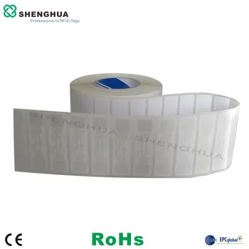 

2000pcs/roll UHF Programmable RFID Passive Smart Label Contactless Long Range RFID Tags Roll Logo Printable Encoded