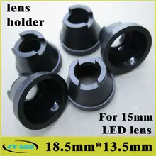50 шт./лот 1 Вт 3 Вт Черный светодиодный держатель объектива для 15 мм 25 градусов оптические вогнутые линзы для высокой мощности Светодиодный s