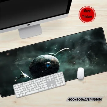 

Congsipad Star Planets Style Mousepad Gaming Rubber Mats for Sci-fi Lovers 40x80 or More Thicken Big Mats Pc Keyboard Micemat