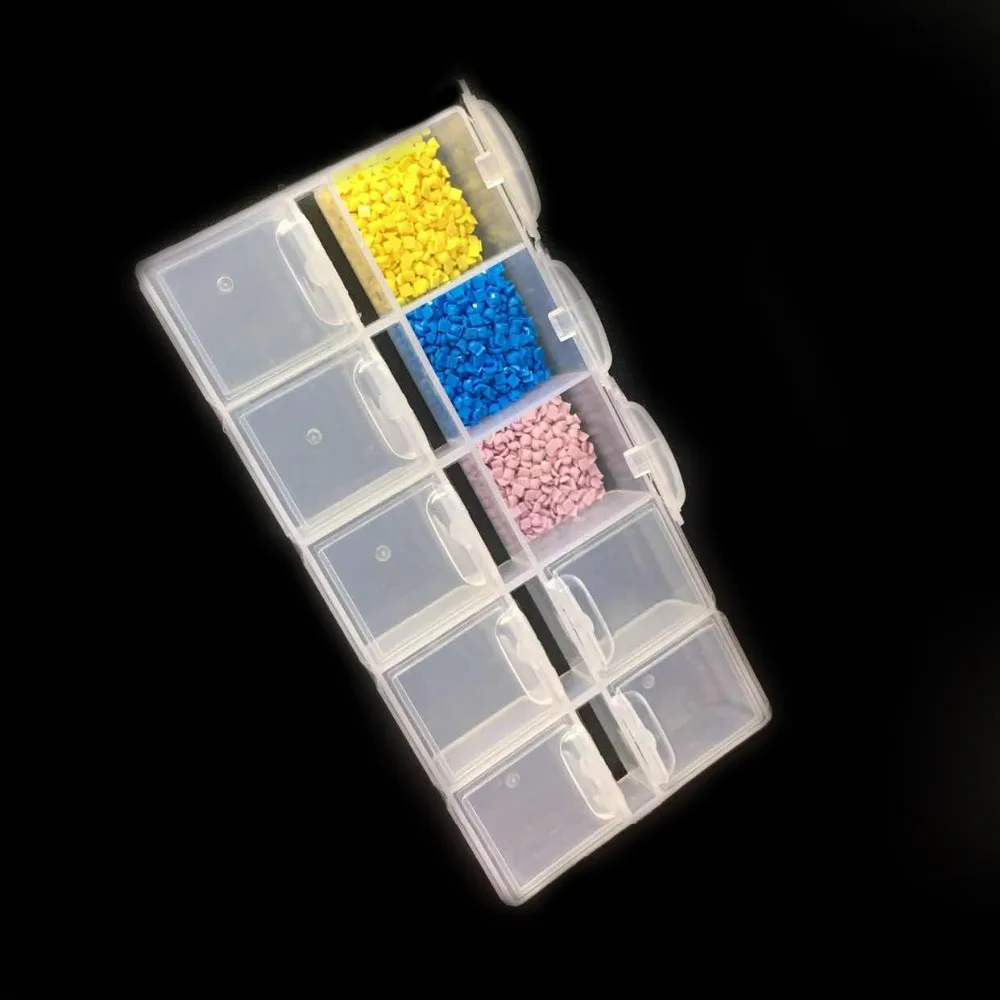 

ZOOYA Diamond Painting Tools Accessory Beads Container Diamond Embroidery Stone Storage Box for jewelry Mosaic Convenience T007