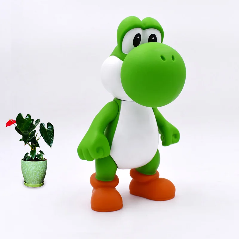 23 cm Anime Figura Super Mario Bros Yoshi PVC Action Figure Doll Collectible Model Baby Toy Christmas Gift For Children