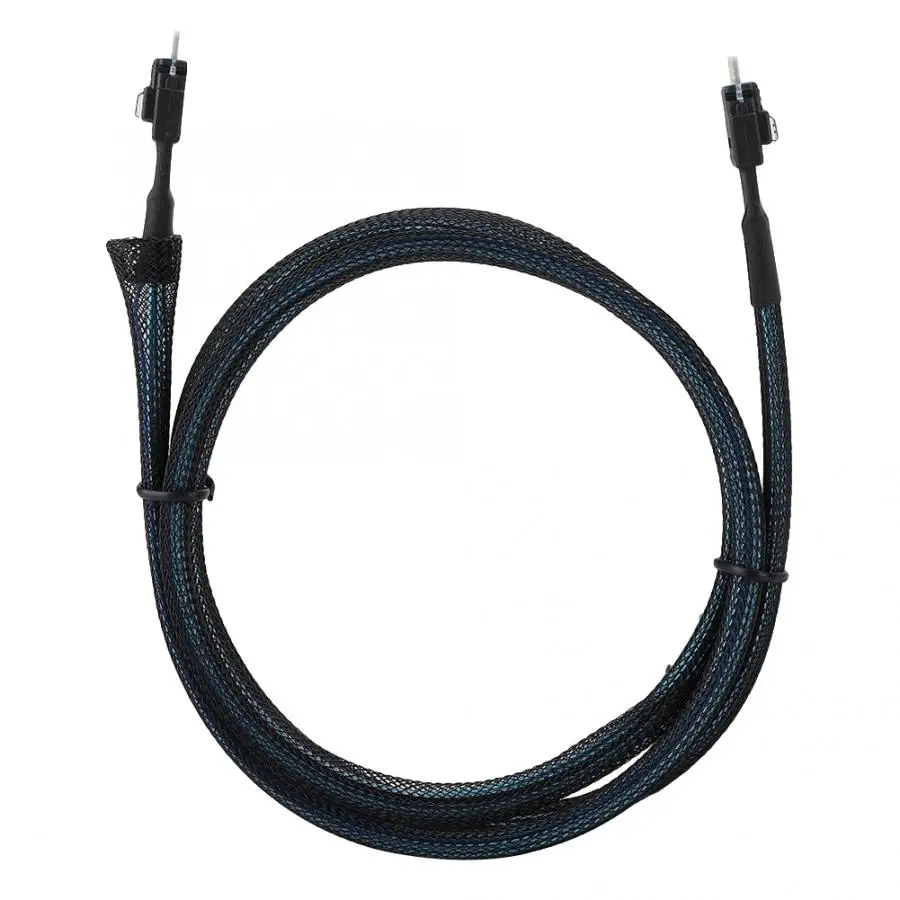 Тонкий SAS 38pin SFF-8654-SFF-8654 сервер HDD кабель передачи данных 1 м кабель для передачи данных