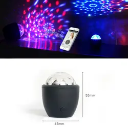 3 W светодиодный мини-освещение для сцены с USB кристалл магический шар сценический эффект свет голосовой лазерный проектор дискоклуб свет