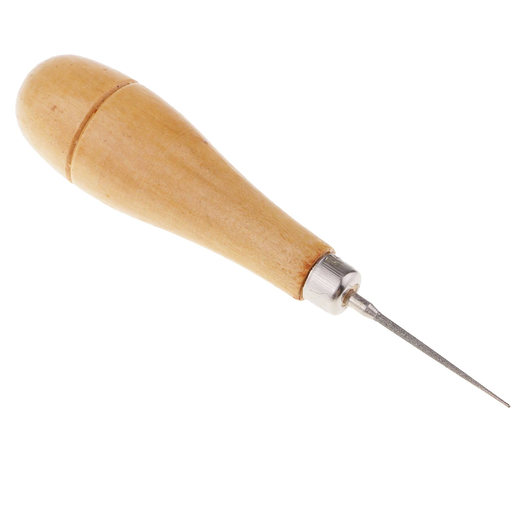 Bead Reamer Beading Neeedles Jewelry Jeweler Tool Hobby Craft Wood Handle Coated Tip