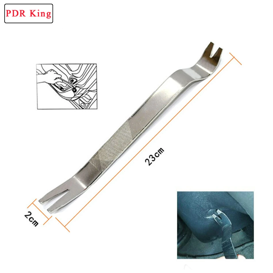

Steel Panel Trip remover Car Auto Door Clip Panel Trim Audio Dismantle Installer Tool Radio Audio GPS Door Clip Panel Open Remov