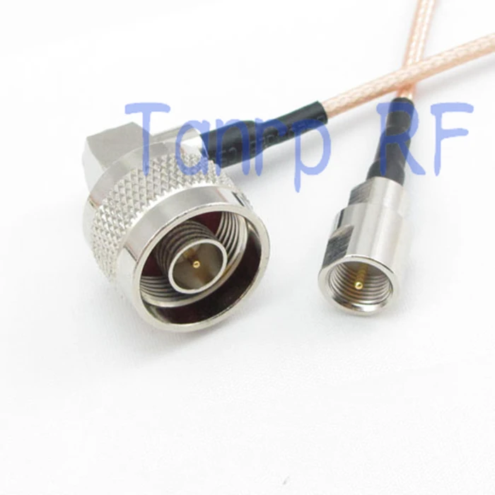 

20inch N male right angle to FME male plug RF adapter connector 50CM Pigtail coaxial jumper cable RG316 extension cord