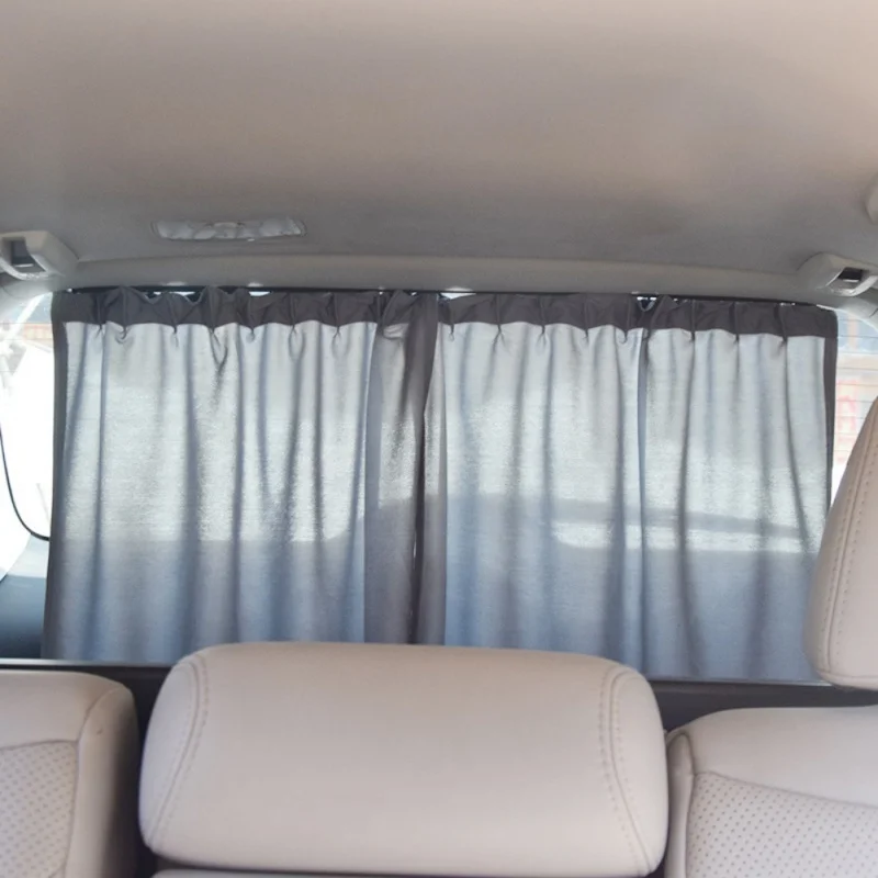 2Pcs Car Sun Shade For Side And Rear Window Car Sunshade Visor Protector Cover Blocks UV Rays Shield Curtain