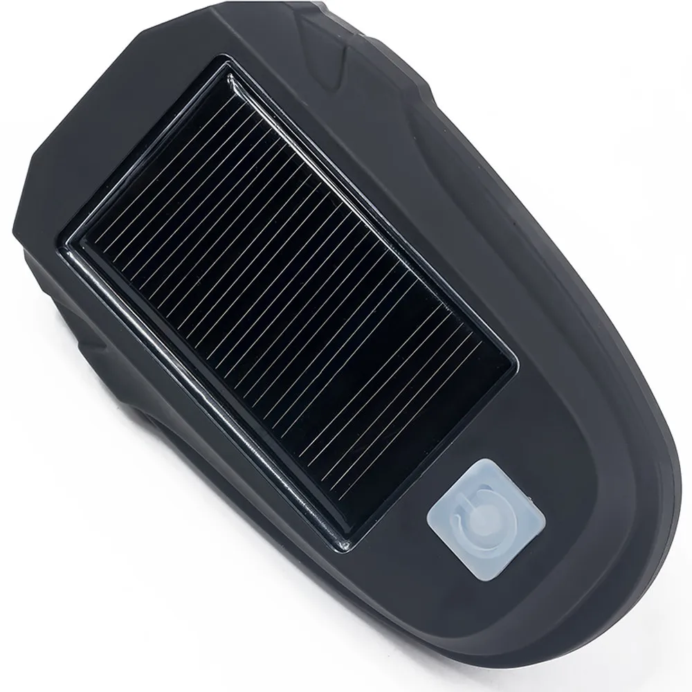 Водонепроницаемый велосипедный светодиодный светильник на солнечной батарее, перезаряжаемый через USB головной светильник# NE726