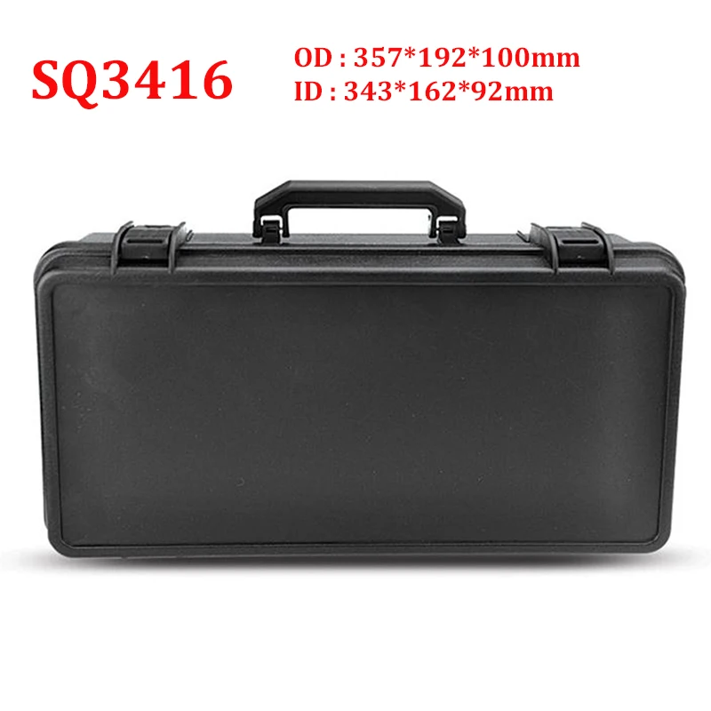

Protective safety Toolbox Equipment suitcase Impact resistant Instrument plastic Tool case Shockproof with sponge