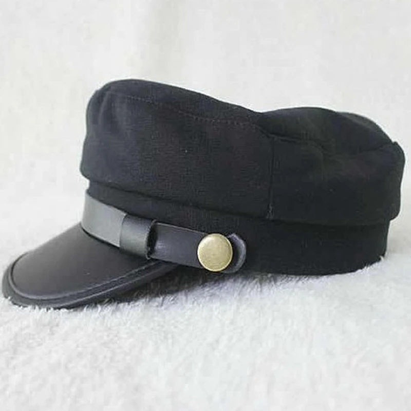 

High Quality Women Men Octagon Yacht Skipper Captain Sailor Boat Police Sheriff Hat Cap Party Costume-PY Gorros para el sol-448E