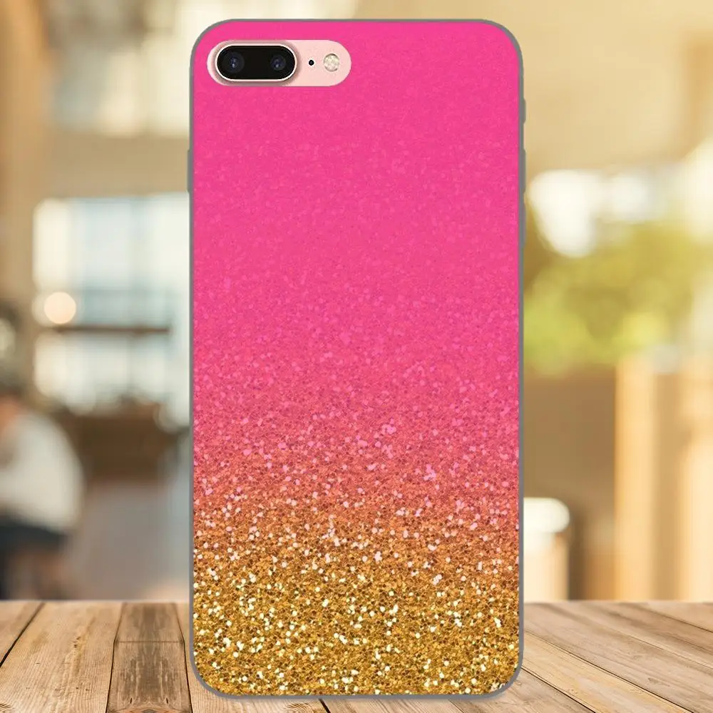 Сверкающие блестки рога розового золота для Galaxy C5 C7 J1 J2 J3 J330 J5 J6 J7 J730 2017 Ace Core Duo Max Mini