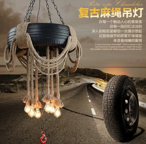 Американский чердак креативный трос для шин Droplight Эдисон промышленный винтажный