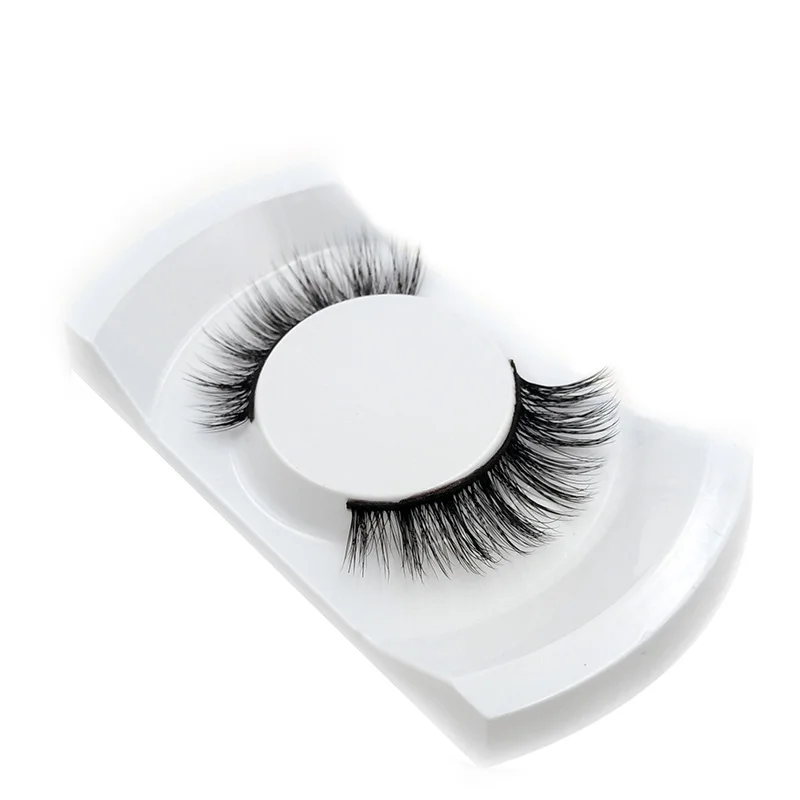 

New 1Pair Natural False Eyelashes 3d Makeup 3d Mink Lashes Soft Eyelash Extension Fake Strip Mink Eyelashes Long Drop Shipping