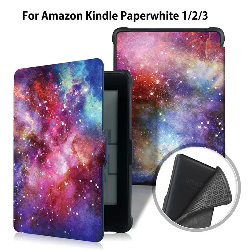 

Ultra Slim Case for Amazon Kindle Paperwhite 1 2 3 6" Case Cover for Kindle Paperwhite 6inch E-book Funda Tablet Sleep&Wake