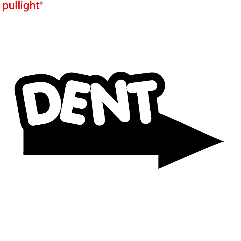 

DENT & ARROW Funny Novelty Vinyl Damaged Accident Car Van Window Bumper Sticker