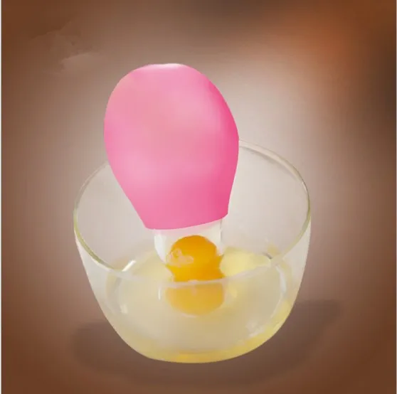 1PC New Yolk Separator Egg Tool Silicone + PP Eggs Separator Egg White