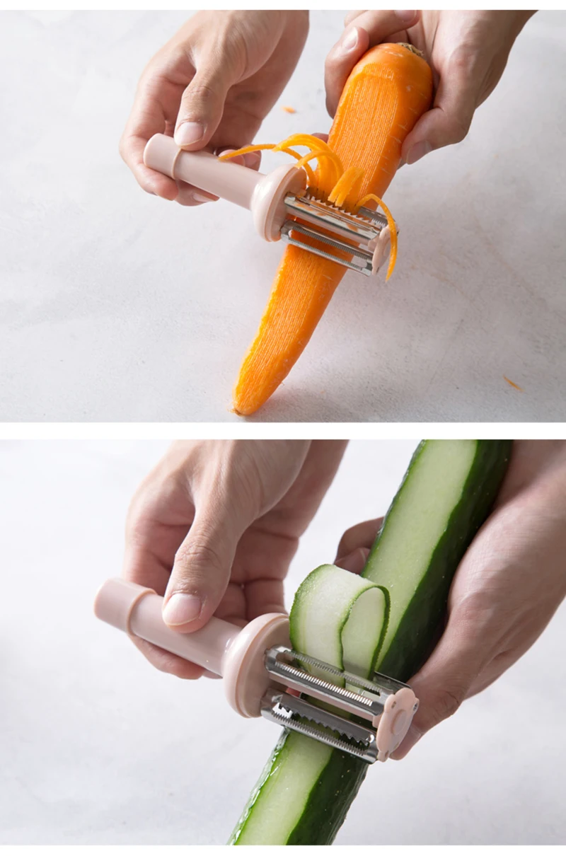 TUUTH Multifunctional Vegetable Peelers 3 Blade Designs for GraterPeelerCutter Creative Style Kitchen Tools Accessories B5
